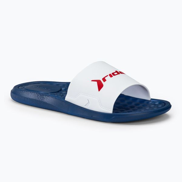 Klapki męskie RIDER Step Slide. Niebieskie klapki męskie Rider, z materiału. Za 59.99 zł.