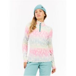 Bluzka z długim rękawem z zamkiem 1/4 damska PROTEST PRTRefuzzy. Białe bluzki damskie Protest, bez wzorów, bez kołnierzyka, bez ramiączek. Za 249.99 zł.