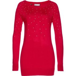 Sweter bonprix czerwony. Swetry damskie marki bonprix. Za 79.99 zł.