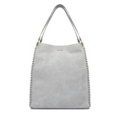 Torebka Badura. Szare torebki do ręki damskie Badura, bez wzorów, klasyczne, bez dodatków. Za 249.99 zł.