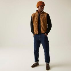 Męski kamizelka Frankie. Brązowe kurtki męskie Regatta, m, bez wzorów, z softshellu, trekkingowe. Za 158.00 zł.