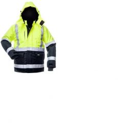 Kurtka męska CIRIUS JACKET CANVAS HI-VIS WJ-8946 YEL/BLU XL. Brązowe kurtki męskie CIRIUS, m, bez wzorów, bez kaptura. Za 204.09 zł.