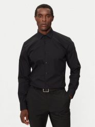 Hugo Koszula C-Jenno 50289499 Czarny Slim Fit. Czarne koszule męskie Hugo, m, bez wzorów, z bawełny, biznesowe, bez kołnierzyka, bez ramiączek. Za 209.99 zł.