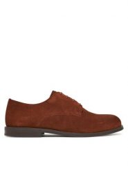 Calvin Klein Półbuty Ess Rubber Derby Su HM0HM01928 Brązowy. Brązowe półbuty na co dzień męskie Calvin Klein, ze skóry, bez zapięcia. Za 439.99 zł.
