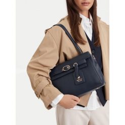 Torebka Beverly Hills Polo Club. Niebieskie torebki do ręki damskie Beverly Hills Polo Club, bez wzorów, klasyczne, bez dodatków. Za 229.99 zł.