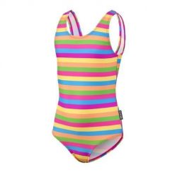 Beco Pop Colour strój kąpielowy dla dziewczynki multicolor. Brązowe stroje kąpielowe dla dziewczynek 47 Brand, bez wzorów, z elastanu. Za 238.99 zł.