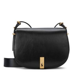 Torebka Polo Ralph Lauren. Czarne listonoszki damskie Polo Ralph Lauren, bez wzorów, bez dodatków. Za 2,699.00 zł.