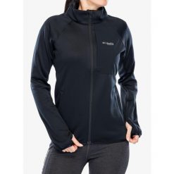 Bluza polarowa damska Columbia Triple Canyon Grid Fleece Full Zip. Czarne bluzy damskie Columbia, xs, bez wzorów, z polaru, bez kaptura. Za 282.99 zł.