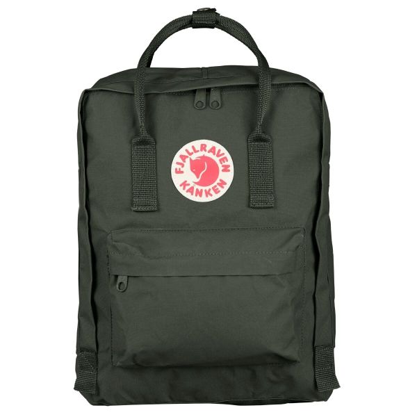 Plecak sportowo-turystyczny Kanken. Zielone torby i plecaki dziecięce Fjällräven, z materiału. Za 366.29 zł.
