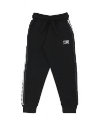 Bluza wytrzymały z sznurek regulacyjny na czas wolny. Czarne bluzy sportowe męskie LEONE 1947 APPAREL, bez wzorów, bez kaptura, na fitness i siłownię. Za 63.11 zł.