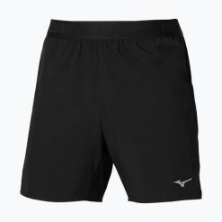Spodenki do biegania męskie Mizuno Core 7.5. Czarne krótkie spodenki sportowe męskie Mizuno, m, bez wzorów, do biegania. Za 209.99 zł.