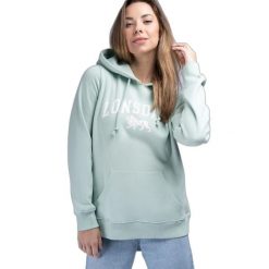 Bluza damska z kapturem Lonsdale Balnacoil. Białe bluzy damskie Lonsdale, xl, bez wzorów, z materiału, z kapturem. Za 297.00 zł.