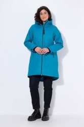 Damskie Kurtka funkcyjna HYPRAR wodoodporna dwukierunkowy zamek błyskawiczny. Zielone kurtki damskie Ulla Popken, plus size, bez wzorów, z materiału, bez kaptura. Za 799.99 zł.