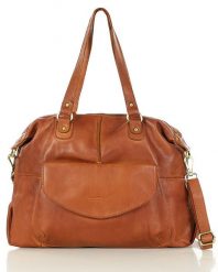 Shopper bag torebka skórzana A4 do pracy - MARCO MAZZINI brąz camel. Brązowe torebki shopper damskie bez wzorów, ze skóry, biznesowe, bez dodatków. Za 372.99 zł.