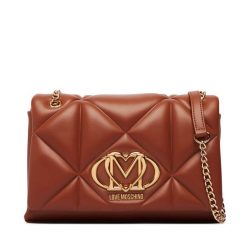 Torebka LOVE MOSCHINO. Brązowe torebki do ręki damskie Love Moschino, bez wzorów, klasyczne, bez dodatków. Za 1,029.00 zł.