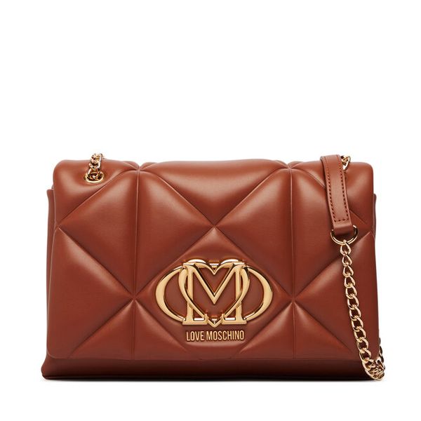 Torebka LOVE MOSCHINO. Brązowe torebki do ręki damskie Love Moschino, bez wzorów, klasyczne, bez dodatków. Za 1,029.00 zł.
