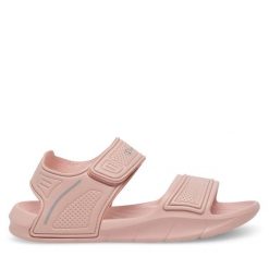 Sandały Champion. Czerwone sandały dziewczęce Champion, bez zapięcia. Za 69.99 zł.