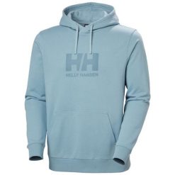 Bluza z kapturem Helly Hansen Logo. Niebieskie bluzy męskie Helly Hansen, m, bez wzorów, z kapturem. Za 383.00 zł.