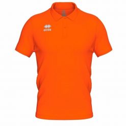 Polo Errea Evo. Brązowe koszulki sportowe damskie ERREA, bez wzorów, z bawełny, bez kołnierzyka, bez ramiączek, na fitness i siłownię. Za 195.00 zł.
