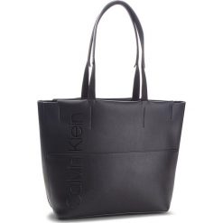 Torebka CALVIN KLEIN - Dual Shopper K60K604473 001. Czarne torebki shopper damskie Calvin Klein, ze skóry ekologicznej. Za 599.00 zł.