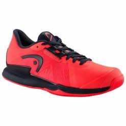Buty do tenisa męskie Sprint Pro 3.5 Clay HEAD. Czerwone buty sportowe męskie Head, z materiału, bez zapięcia, do biegania. Za 602.00 zł.