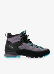 Buty podejściowe damskie AKU Rock DFS Mid GTX. Szare trekkingi damskie Aku, wspinaczkowe, gore-tex. Za 855.40 zł.