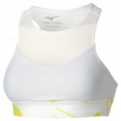 Stanik tenisowy Mizuno Daybreakers Padded Bra. Białe biustonosze Mizuno, bez wzorów. Za 155.00 zł.