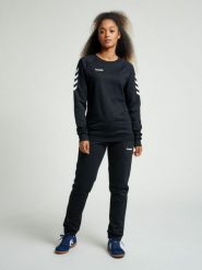 Bluza do piłki ręcznej damska Hummel Go Cotton Sweatshirt Woman. Szare bluzy damskie Hummel, m, bez wzorów, z bawełny, bez kaptura. Za 74.00 zł.