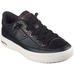 Buty sportowe damskie Skechers Arch Fit Arcade On My Way. Czarne obuwie sportowe damskie Skechers, bez wzorów, z materiału, na fitness i siłownię. Za 490.00 zł.