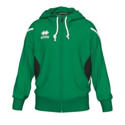 Bluza z kapturem dla dzieci Errea Clancy. Czarne bluzy dla chłopców ERREA, bez wzorów, prążkowane, bez ramiączek, z kapturem. Za 291.00 zł.