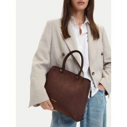 Torebka GINO ROSSI. Brązowe torebki do ręki damskie Gino Rossi, bez wzorów, bez dodatków. Za 349.99 zł.