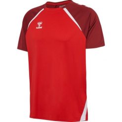 Koszulka sportowa T-shirt Hummel hml Lead 2.0 Jersey. Czerwone koszulki sportowe męskie Hummel, m, bez wzorów, z jersey, sportowe, bez kołnierzyka. Za 100.00 zł.