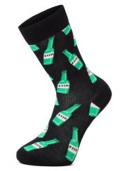 Happy Socks Skarpety Mężczyźni czarny|zielony, 36-40. Czarne skarpety męskie Happy Socks, bez wzorów, z dzianiny. Za 49.95 zł.