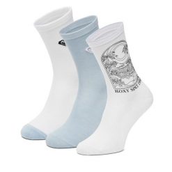 Skarpety długie Roxy. Białe skarpety męskie Roxy, bez wzorów. Za 39.99 zł.