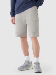 Spodenki casual męskie 4F 4FWSS25TSHOM527. Czarne krótkie spodenki sportowe męskie 4f, m, bez wzorów, z elastanu, trekkingowe. Za 149.99 zł.