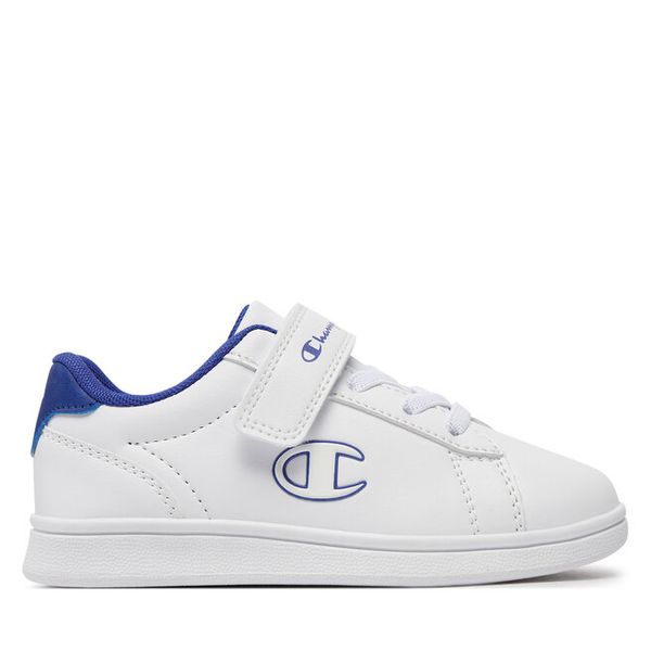 Sneakersy Champion. Białe półbuty chłopięce Champion, bez wzorów, bez zapięcia. Za 79.99 zł.