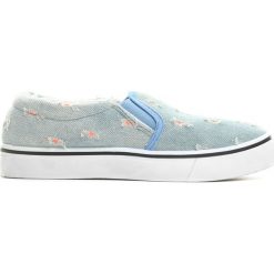 Pomarańczowe Slip On Dot On Sky. Buty sportowe dziewczęce marki Born2be. Za 19.99 zł.