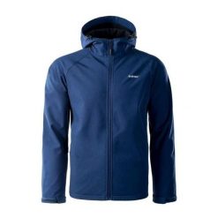 Męska Kurtka Neti II. Niebieskie kurtki męskie Hi-tec, m, bez wzorów, z elastanu, z kapturem. Za 252.99 zł.