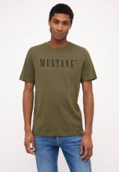Męski T-shirt Koszulka Mustang Style Austin Sea Turtle 1014695 6529, XL. Niebieskie t-shirty męskie Mustang, na lato, m, bez wzorów, z bawełny, klasyczne, bez kołnierzyka. Za 79.99 zł.