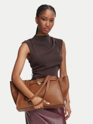 MICHAEL Michael Kors Torebka Hamilton 30F6GNXT7L Brązowy. Brązowe torebki do ręki damskie MICHAEL Michael Kors, bez wzorów, ze skóry, bez dodatków. Za 1,649.00 zł.