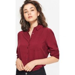 Gładka koszula - Bordowy. Koszule damskie marki Cropp. W wyprzedaży za 39.99 zł.