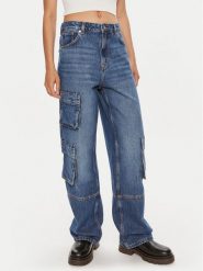 Hugo Jeansy Leni 50513698 Niebieski Loose Fit. Niebieskie jeansy damskie Hugo. Za 519.99 zł.