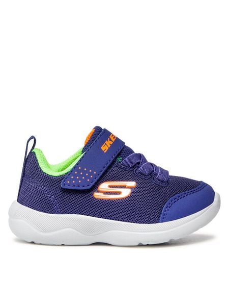 Skechers Sneakersy Mini Wanderer 407300N/NVLM Granatowy. Niebieskie buty sportowe chłopięce Skechers, bez wzorów, z meshu, bez zapięcia. Za 109.65 zł.