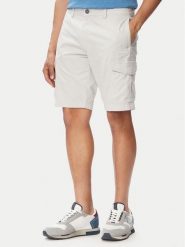 Napapijri Szorty materiałowe N-Deline NP0A4HOT Kremowy Regular Fit. Białe szorty męskie Napapijri, m, bez wzorów, z bawełny. Za 399.99 zł.