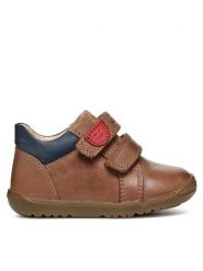 Geox Sneakersy B Macchia Boy B254NB 0CL22 C6001 Brązowy. Brązowe buty sportowe chłopięce Geox, bez wzorów, ze skóry, bez zapięcia. Za 169.99 zł.