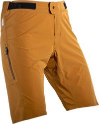 Spodenki rowerowe (+spodenki kolarskie z pampersem w zestawie) LEATT Shorts MTB. Brązowe szorty męskie LEATT, na lato, l, bez wzorów, z tkaniny. Za 296.65 zł.