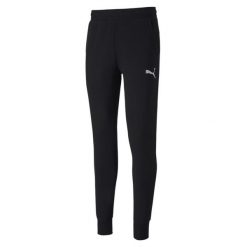 Spodnie Puma Team Goal 23 Casuals. Czarne spodnie sportowe męskie Puma, m, bez wzorów, z bawełny, na fitness i siłownię. Za 157.83 zł.