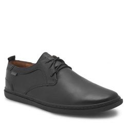 Półbuty Lasocki. Czarne półbuty na co dzień męskie Lasocki, bez zapięcia. Za 229.99 zł.
