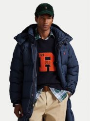 Polo Ralph Lauren Płaszcz zimowy 710P01338001 Granatowy Regular Fit. Niebieskie płaszcze męskie Polo Ralph Lauren, na zimę, m, bez wzorów, z syntetyku, bez kaptura. Za 3,399.00 zł.