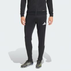 Spodnie treningowe Tiro 26 League. Białe spodnie sportowe męskie Adidas, bez wzorów, do piłki nożnej, climacool (adidas). Za 219.00 zł.